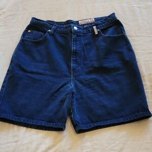 VTG Sasson Jeans Dark Blue Jean Shorts